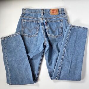 VTG Levi's 550 Jeans Womens 10 L Relaxed Fit Tapered Straight Leg Y2K Mom 28x32